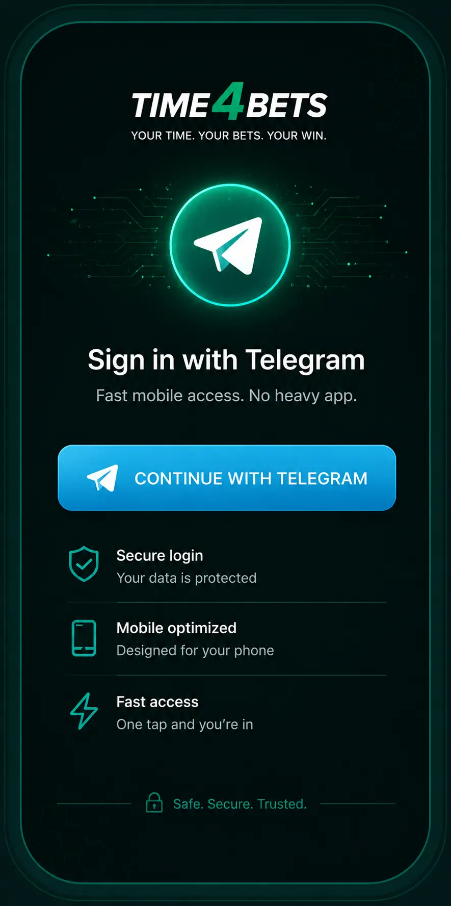 mobile sign-in