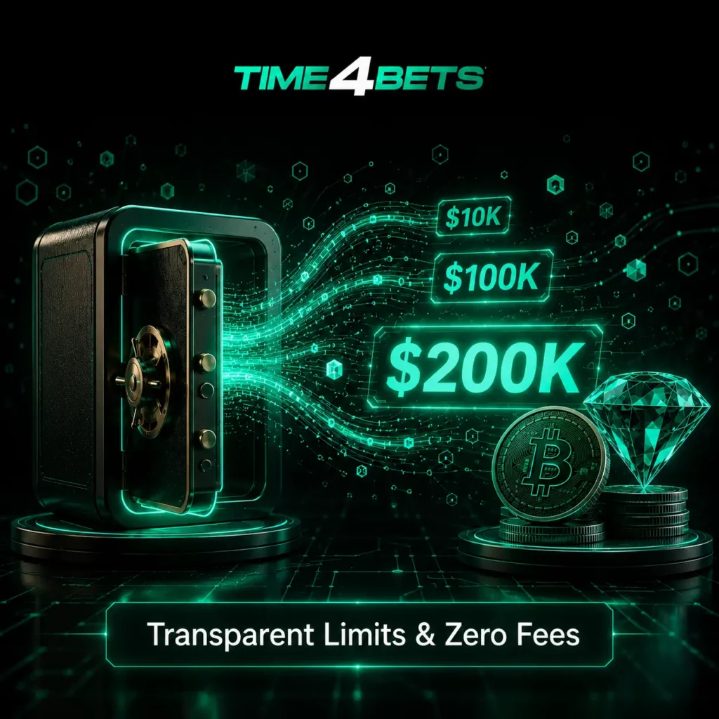 time4bets limits fees